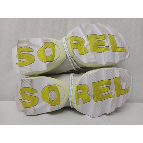 Sorel Kinetic Impact Lace Womens Size 9 NL4694-278 Beige Yellow Walking Shoes - Picture 7 of 10
